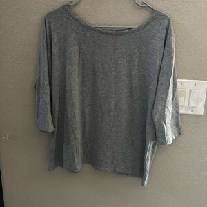 Organic Pima Drape-Back Top